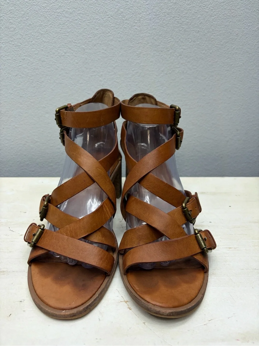 Madewell Brown Leather Talisa Sandals Size 9.5